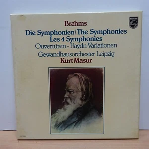 6769 009 BRAHMS Die vier Symphonien MASUR LEIPZIG PHILIPS STEREO 4LP BOX EX - Bild 1 von 8