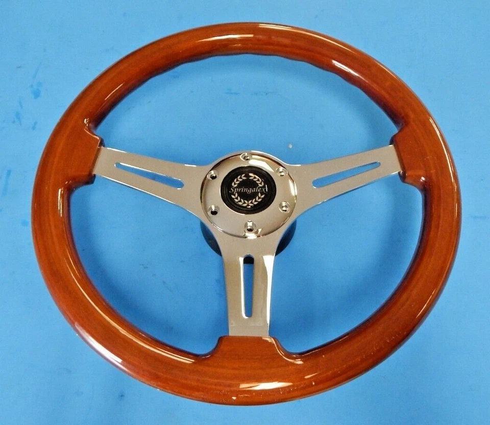 Nuevo adaptador de volante y buje de madera de 13,5" Triumph TR4 TR4A TR250 TR6 1961-76  Foto 1 de 3