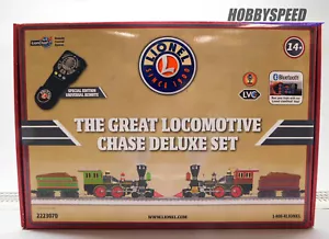 LIONEL LIONCHIEF THE GREAT LOCOMOTIVE CHASE TRAIN SET BT 5.0 O GAUGE 2223070 NEW - Picture 1 of 5