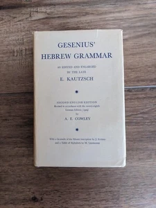 Gesenius Hebrew Grammar Hardcover 1970 * Excellent Condition * - Picture 1 of 12