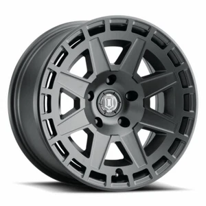 Icon Vehicle Dynamics Compass Wheel/17 x 8.5"/6x5.5/Satin Black/0mm Offset - Picture 1 of 3