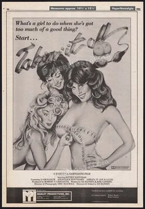 TAKIN' IT OFF - Orig. 1984 Trade AD / poster _ Kitten Natividad _ Ashley St. Jon - Picture 1 of 1