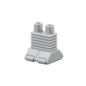 LEGO - Minifig, Torso Robot Lower Body, Ribbed Leg with 4 Rollers - Light Gray - Picture 1 of 1