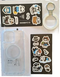 CASEKOO Magnético Transparente Diseñado para iPhone 14 Pro Max Estuche con Soporte Invisible - Imagen 1 de 6