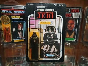 Kenner Darth Vader Rotj 1984 Star Wars de colección ¡sin usar, en caja! Firmado por Dave Prowse - Imagen 1 de 4