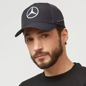 2022 Mercedes AMG F1 Team Baseball Hat Cap - BLACK - UK STOCK UK SELLER - Picture 1 of 9
