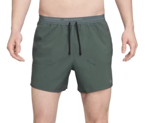 Nike Men's 2XL Dri-FIT Stride 5" Brief-Lined Running Shorts in Vintage Green - Picture 1 of 7