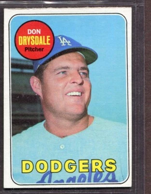 1969 Topps Set-Break #400 Don Drysdale como nuevo *Jaysace* Foto 1 de 2