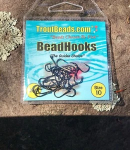 Troutbeads Hooks, One 25 Pack, Size # 10 - Photo 1/2