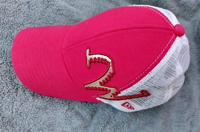 Wonder woman New Era Trucker Hat Mesh Style Red Color - Image 1 of 4