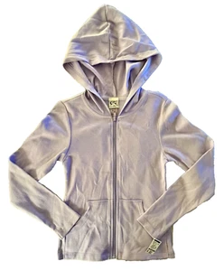 GK LAVENDER HOODIE CHILD SMALL COMBED COTTON ZIP FRONT POCKETS STREETWEAR SZ S - Picture 1 of 7