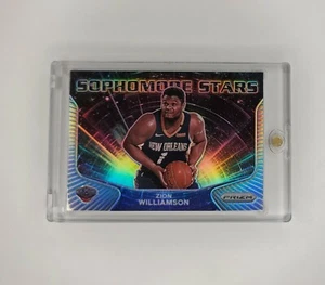 Zion Williamson Sophomore Stars Silver Holo Prizm Parallel Insert Sp 2020-21 #3 - Picture 1 of 3