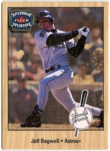2003 Fleer Splendid Splinters Wood Jeff Bagwell *HOUSTON ASTROS* - Picture 1 of 1