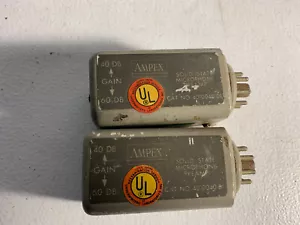 RARE AMPEX 4010040-01 Solid State Microphone Preamplifier Module NICE Pair - Picture 1 of 5