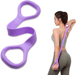 Figura 8 Fascia di Resistenza Fitness, Braccio|Corde Elastiche Allenamento Schiena - Barra Pura W - Foto 1 di 7