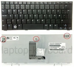 QWERTY DANISH keyboard DELL INSPIRON MINI 10 10V 1010 1011 /DE112-DN - Afbeelding 1 van 3