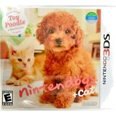 Nintendogs + Cats: Toy Poodle & New Friends 3DS Brand New Game (Simulation) - Image 1 of 3
