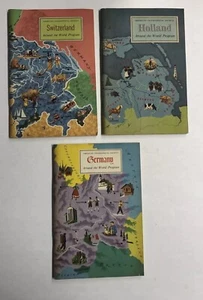 American Geographical Society Around the World Program Germany & Others Lot of 3 - Picture 1 of 12