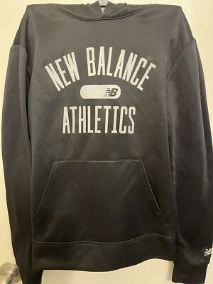 Sudadera con capucha New Balance Youth Logo negra talla L 14/16 Foto 1 de 2