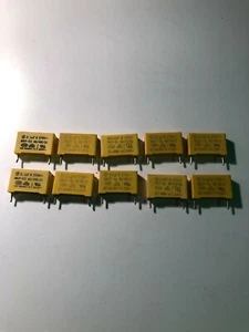 MKP-X2 100nF 275VAC Suppression capacitor Genuine Foshan CG Electronic x 10 pcs - Picture 1 of 2