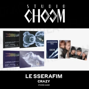 Álbumes LE SSERAFIM 4º Álbum CRAZY Weverse ver. & STUDIO CHOOM POB - Imagen 1 de 4