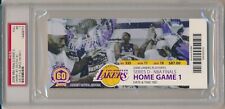 2008 L.A. Lakers NBA Finals vs Celtics Game 3 Full Ticket PSA 7 Kobe Scores 36