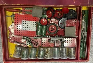 VINTAGE MECCANO # 8 COMPLETE SET IN BOX 1950´s - Picture 1 of 3