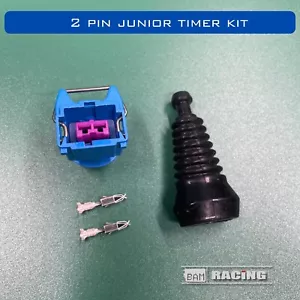 Blau Junior Power Timer 2 Pin Stecker Bosch EV1 Temp Sensor Cosworth - Bild 1 von 4