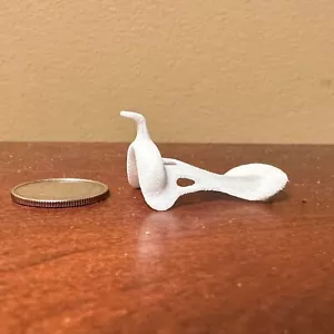 RDLC Stone PEBBLES 1:16 Model Horse Scale WESTERN SADDLE TREE - White 3D Printed - Picture 1 of 6