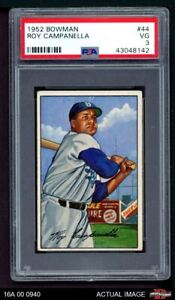 1952 Bowman #44 Roy Campanella Dodgers HOF PSA 3 - VG