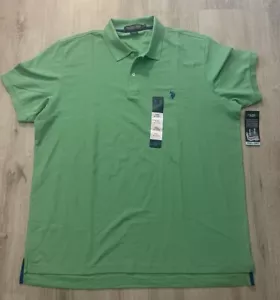 US Polo Assn. Camisa polo para hombre 2XL golf verde pony manga corta - Imagen 1 de 6