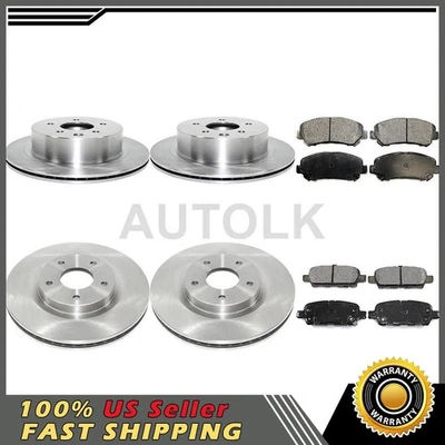 Комплект тормозных колодок DuraGo подходит для Nissan X-Trail 2008 2010 2011 2012 2013 годов выпуска - Изображение 1 из 4