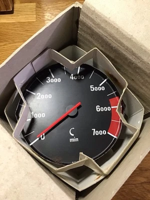 MK1 Mk2 Ford Capri NOS Rev Counter / Tachometer, 4 Cylinder Negative Earth  - Image 1 of 3