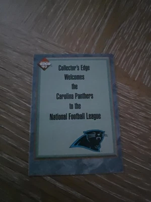 Collector's Edge #M326 Carolina Panthers 1993 equipos de expansión como nuevo Foto 1 de 2