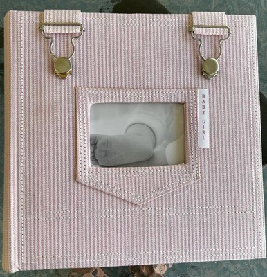 Nuevo álbum de fotos mono de tela rosa para bebé niña 240 fotos 4x6 recuerdos Foto 1 de 4