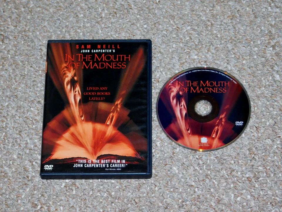 In the Mouth of Madness DVD 2004 Sam Neill John Carpenter Charlton Heston - Imagem 1 de 1