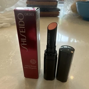 Shiseido Veiled Rouge Lipstick, OR 303 Orangerie 2.2g, Brand New in Box FROM USA - Picture 1 of 3