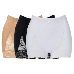 Rhonda Shear 3Pack Classic Pin Up Boyshort Panty Size 1X Black White Beige 641.3 - Picture 1 of 7