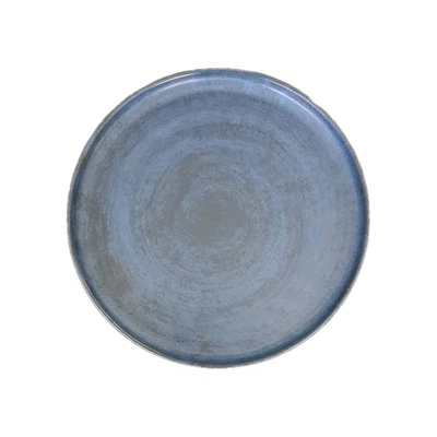 Four (4) Member's Mark ~ Melamine ~ DK BLUE SWIRL ~ 10.83 Plates ~ Elevated Edge - Image 1 of 4