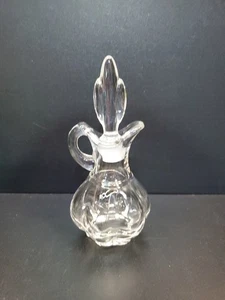 Elegant Glass Cruet Canterbury Pattern by Duncan and Miller Glass - Picture 1 of 5