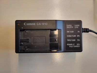 Ladegerät Canon CA-910 CA-910E für MiniDV Camcorder Canon XL1 etc. - Bild 1 von 4