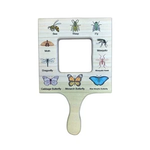 Nature Guide Finder Toddler Wooden Handheld Toy Double-Sided Board Outdoor2378 - Picture 1 of 13