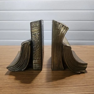 Vintage PM Craftsman Brass Bookends - Picture 1 of 6