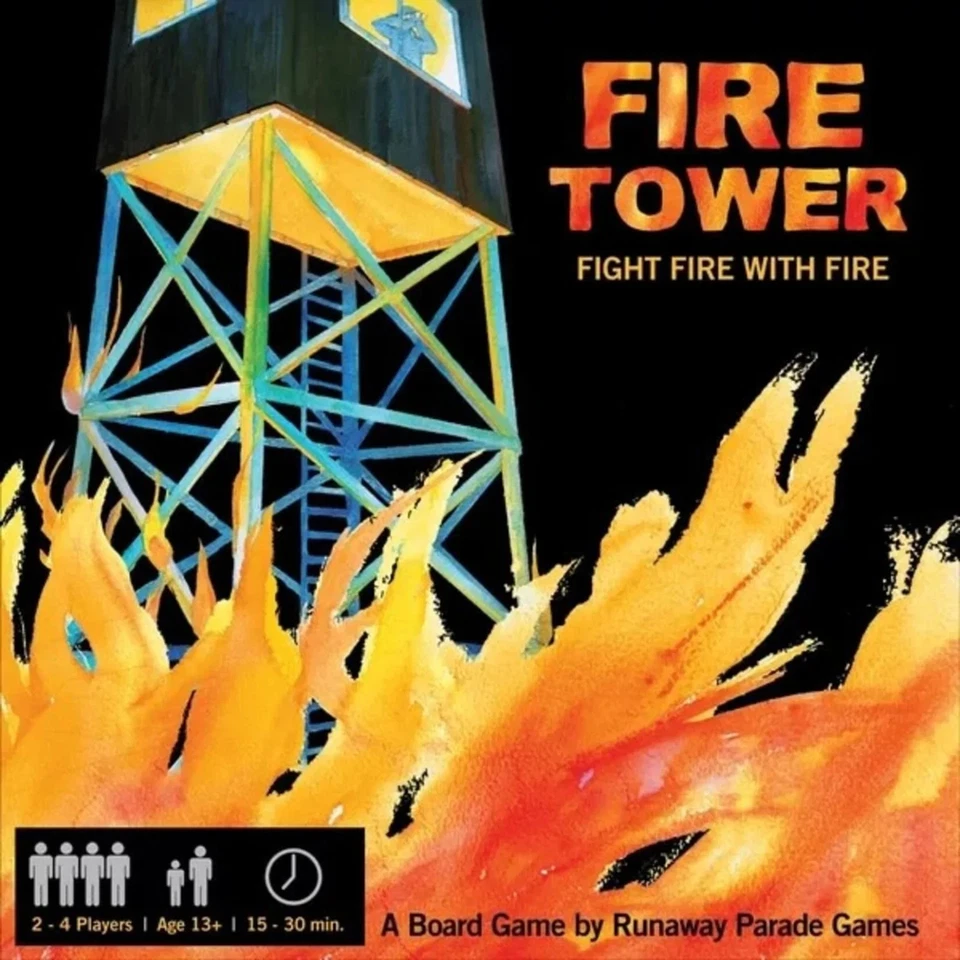 Fire Tower Board Game Standard Edition - Fight fire with fire in This Fast pa... - Image 1 of 1
