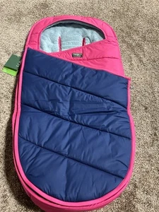 L.L. Bean Snow Bunting Rosa Azul Gris NUEVO Mantener al bebé caliente en trineo para cochecito - Imagen 1 de 5