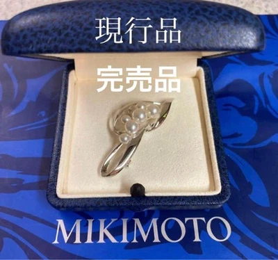 MIKIMOTO MIKIMOTO Pearl Brooch Silver 6 Beads ☆ Currently sold out ☆ - Image 1 of 4