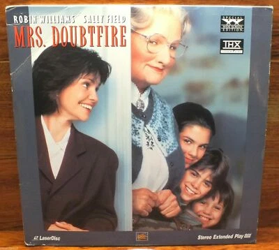 Mrs. Doubtfire (Stereo Extended Play Widescreen 2-Disc LaserDiscs) Robin William - Image 1 of 2
