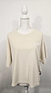 PUMA Ivory XL Cropped Top Terrycloth (Toweling) Short Sleeve Excellent Condition - Picture 1 of 8