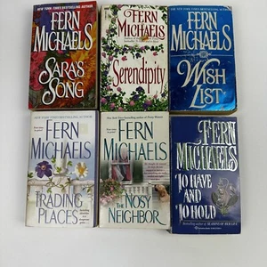 Lot of 6 Fern Michaels Romance Novels PAPERBACK Random Books Mix - Picture 1 of 6