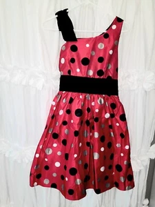Girls Disorderly Kids Dress Size 16 Polka Dots Minnie Mouse Girl Clothing - Picture 1 of 7